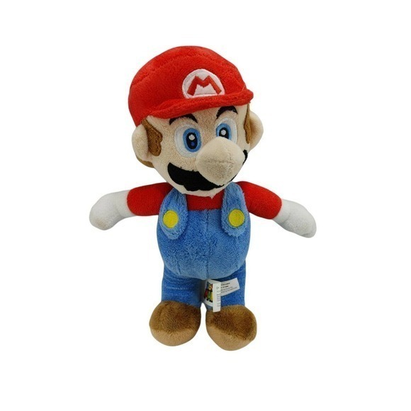 2020 Mario Nintendo‎ Super Mario Bros 10 inch Plush Stuffed ToyUsed - Picture 1 of 6